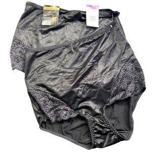 BALI Tummy Solutions black DFX054 2XL sculpting shapewear panties set of 2 NWT